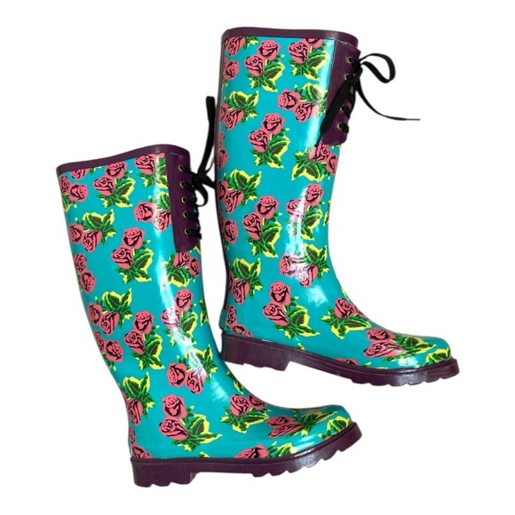 Betsey Johnson Rain Boots - Picture 1 of 12